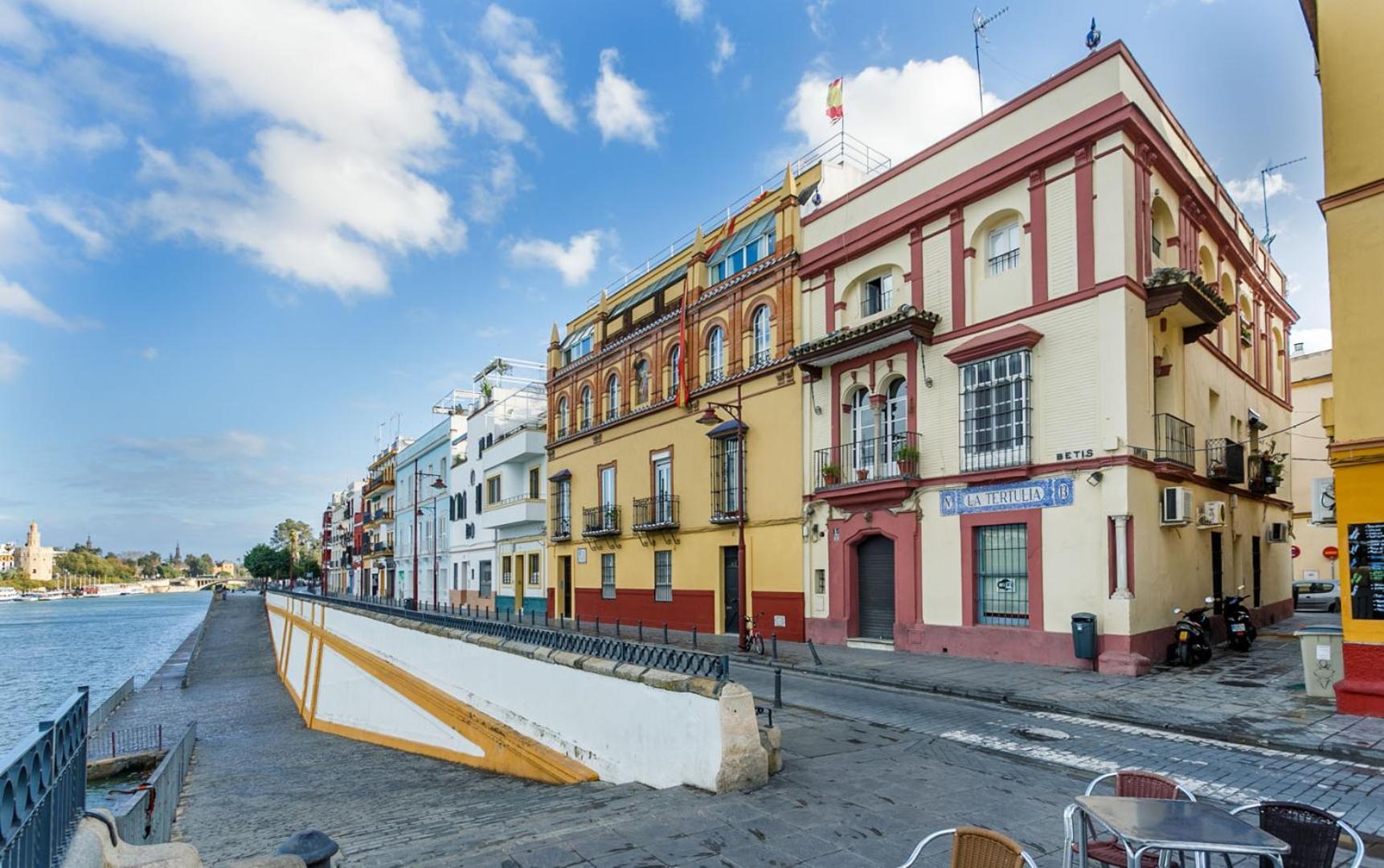 Sunterrace Loft-Triana'S Star, 10' From City Center! Sevilla Exteriör bild