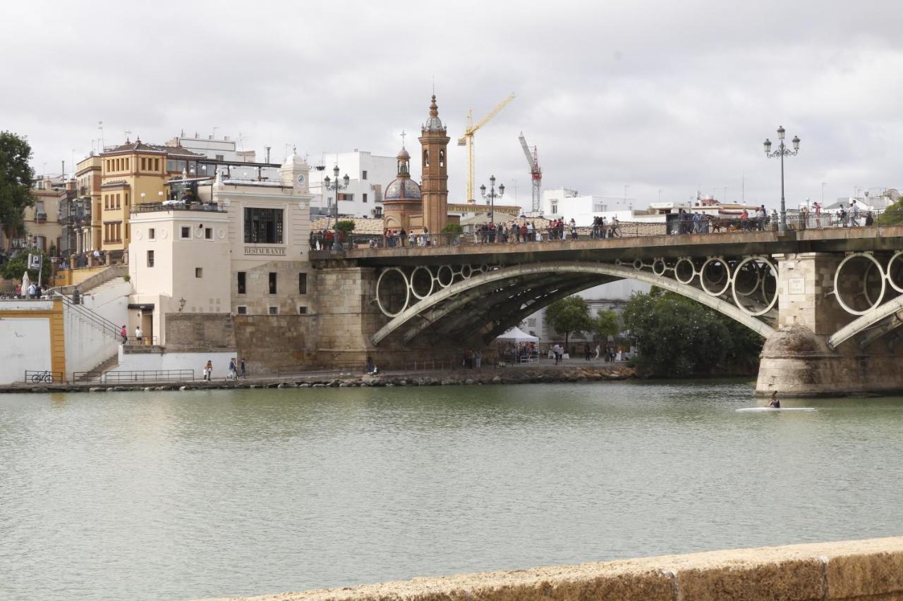 Sunterrace Loft-Triana'S Star, 10' From City Center! Sevilla Exteriör bild